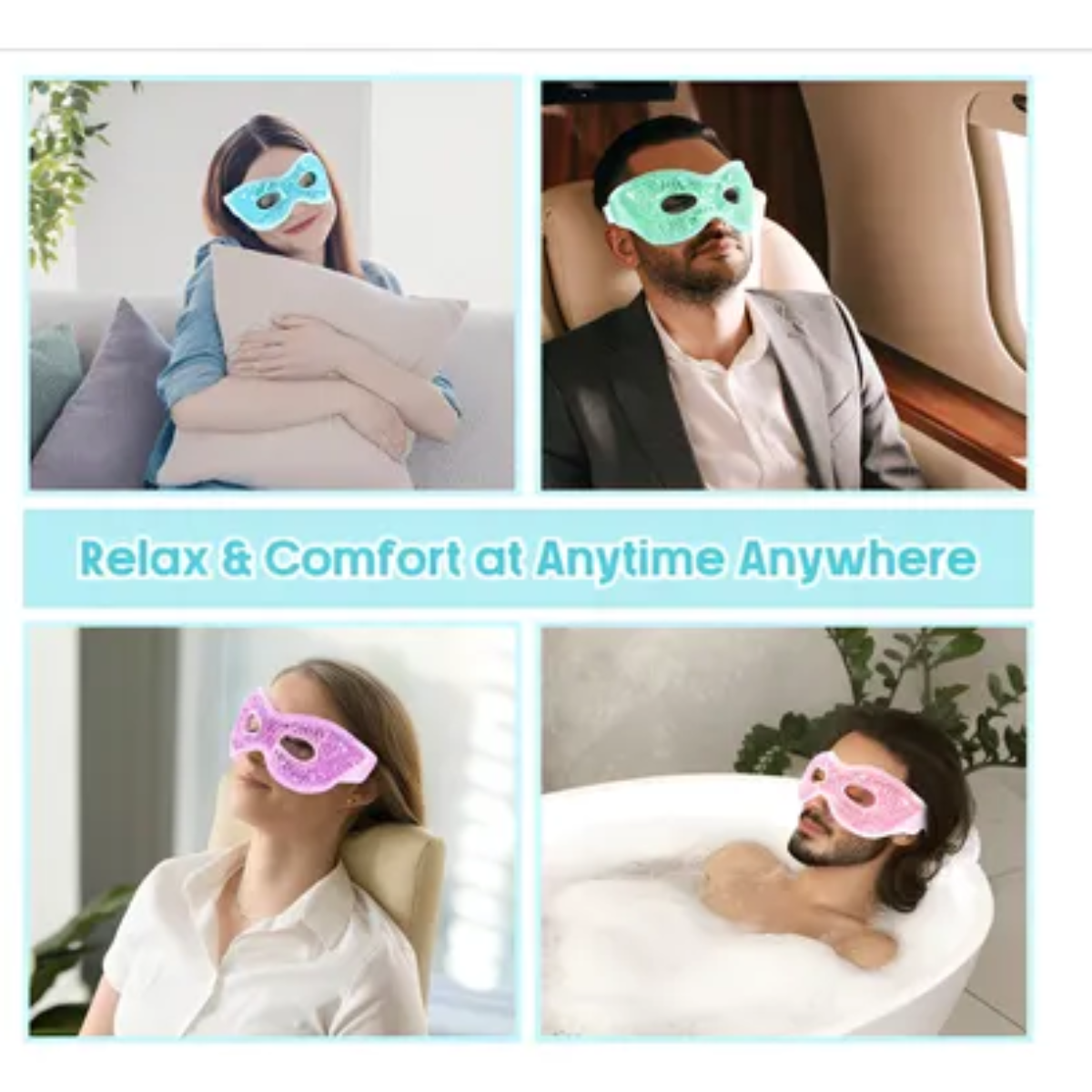 Mascarilla Para Ojos Gel Suave